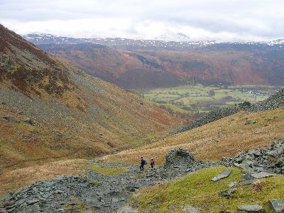 looking down from Dale Head